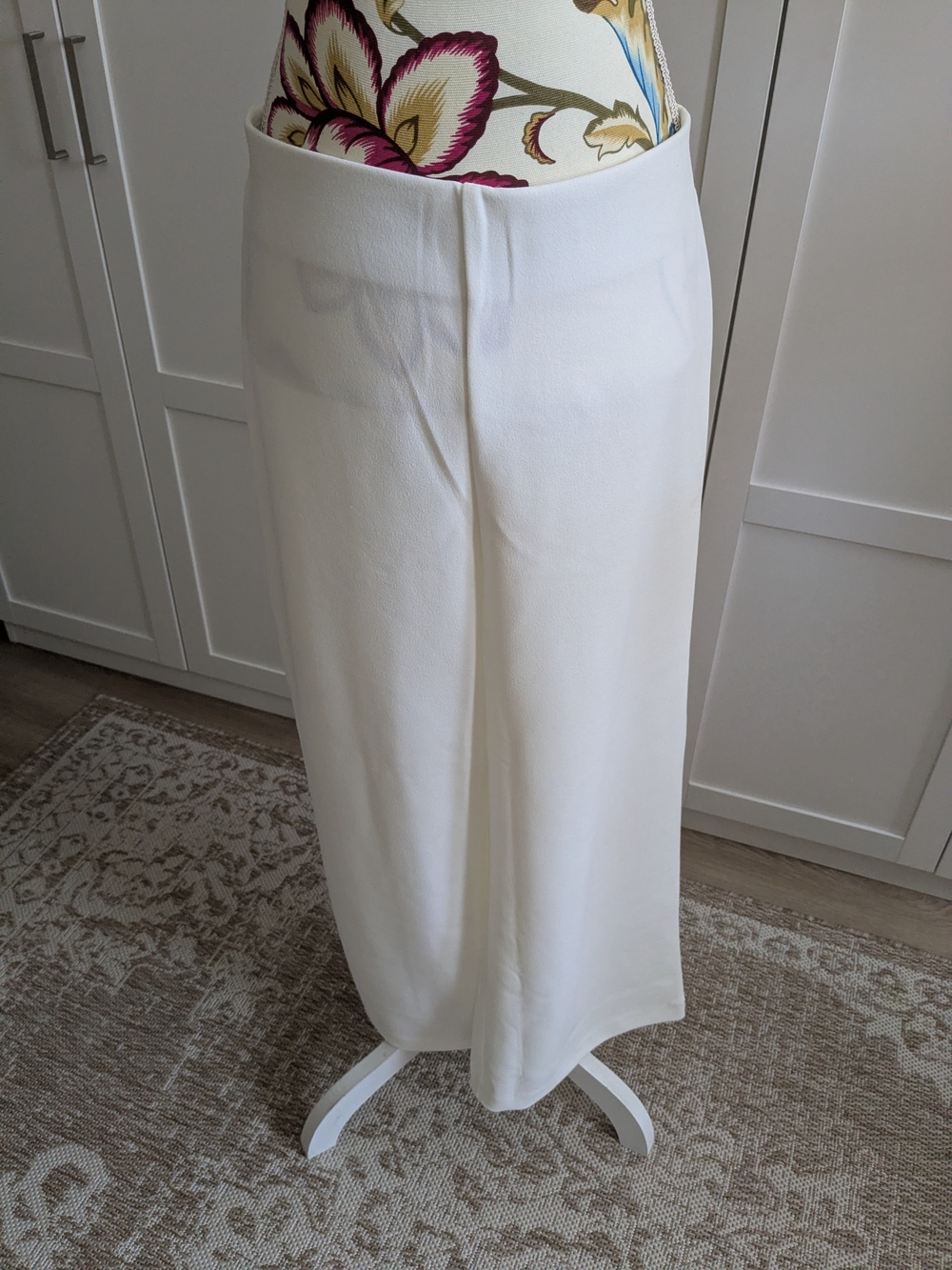 Ricki's Cream Wide-Leg Trousers